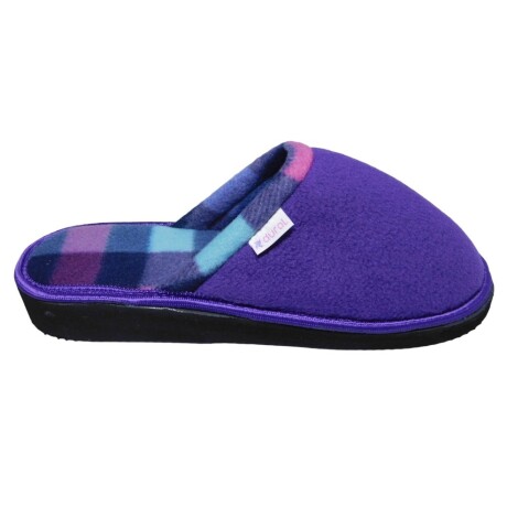 Pantufla violeta cuadrille Pantufla violeta cuadrille