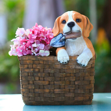 Porta Maceta Perrito Jardinero Porta Maceta Perrito Jardinero