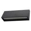 APLIQUE DE PARED ADO. LED UNIDIRECCIONAL MADRID 8W 3000K IP54 GRIS GRAFITO APLIQUE DE PARED ADO. LED UNIDIRECCIONAL MADRID 8W 3000K IP54 GRIS GRAFITO
