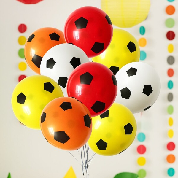 Globos De Pelotas De Futbol Pack x100 Globos De Pelotas De Futbol Pack x100