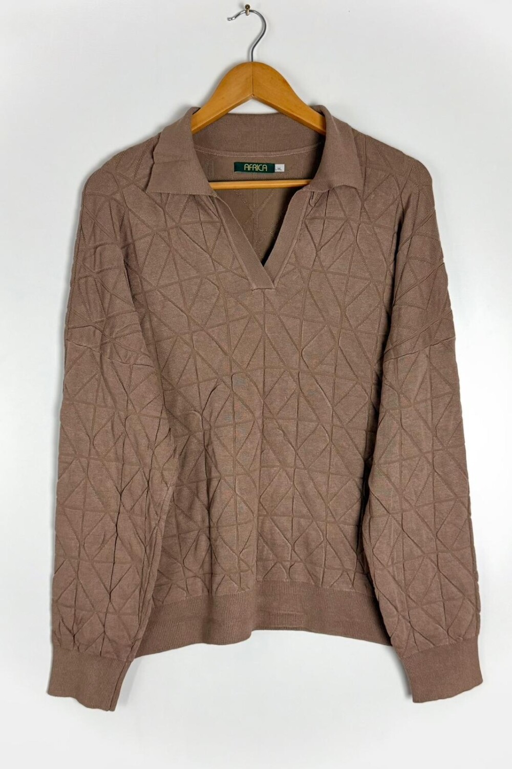 SWEATER C/VISCOSA IRON HABANO