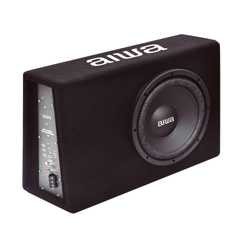 Subwoofer Activo 10 Pulgadas 600W AIWA para auto Diseño Slim con Amplificador Incorporado Subwoofer Activo 10 Pulgadas 600W AIWA para auto Diseño Slim con Amplificador Incorporado