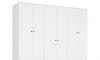 Ropero Americana PLUS 6 puertas 4 cajones - 100% MDF Blanco