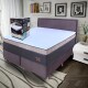 Pillow top viscogel 2 plazas 7cm 138 x 188 x 7cm GRIS