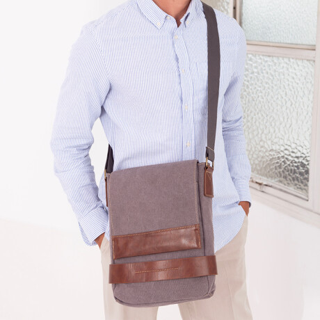 MATERA -MORRAL FUJI CANVAS GRIS