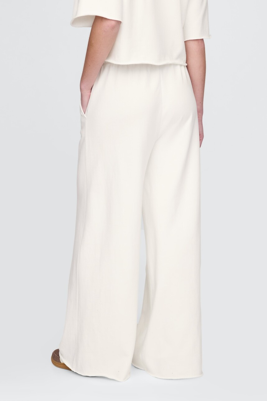 Pantalón Deportivo Sin Felpa Mujer New Off White