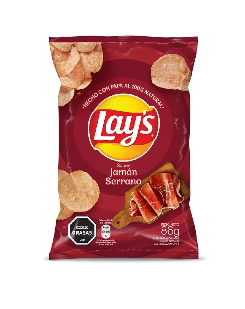 LAYS JAMON SERRANO 86G 