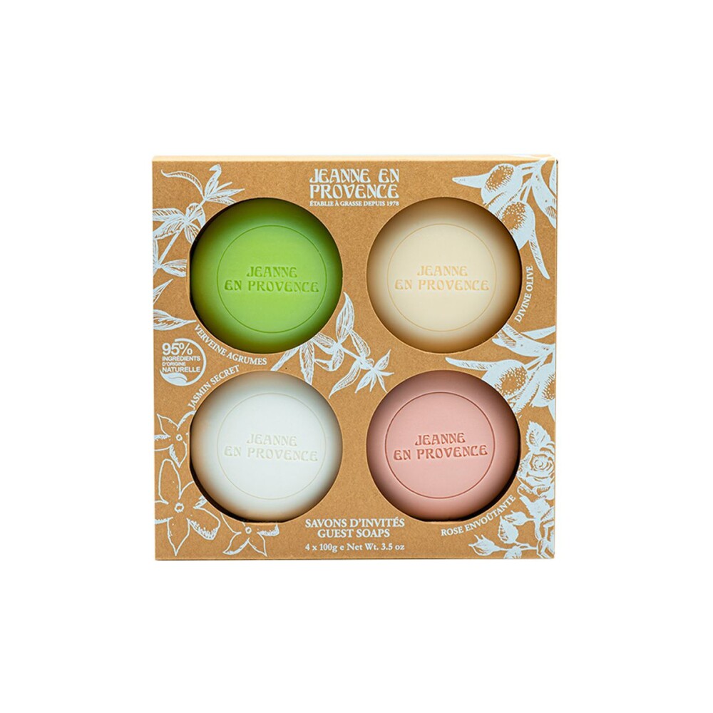 JEP 4 JABONES(ROSE-VERVEI-PIVOINE-LAVAN) única