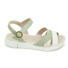 MODARE Sandalia Femenino Verde-crema