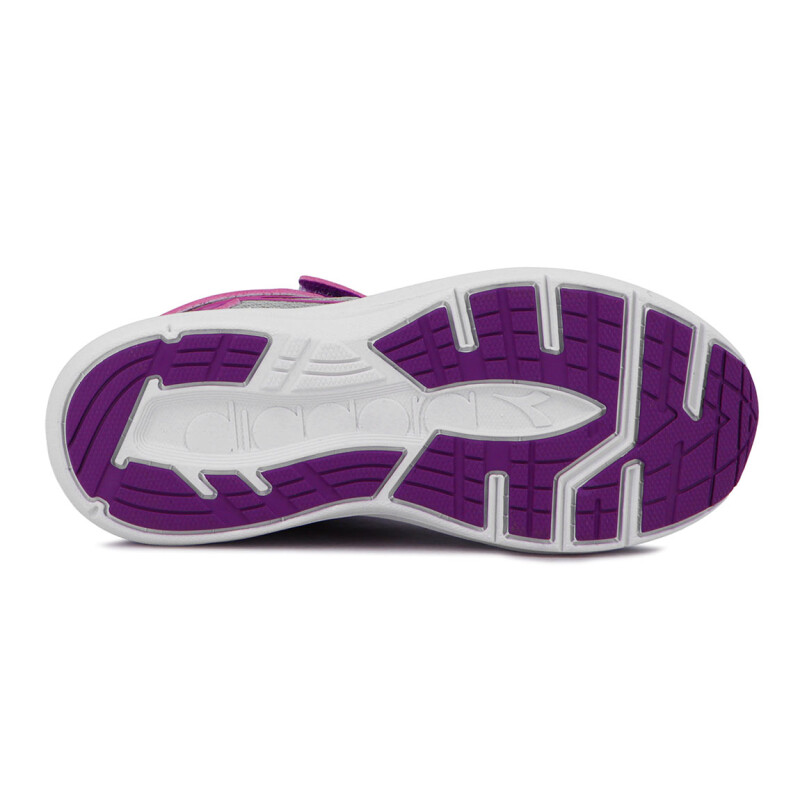 Diadora Champion Running Snipe 3 Jr Plata-violeta