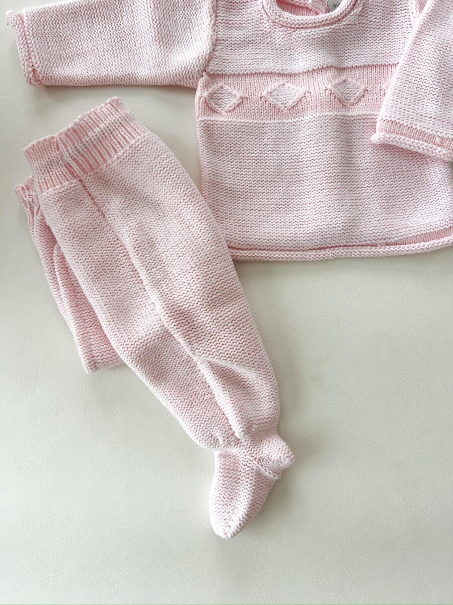 Conjunto rombito rosado Conjunto rombito rosado