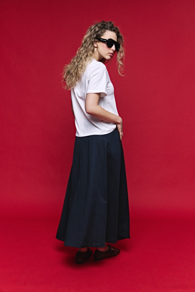 FALDA RIVA MARINO Azul Marino