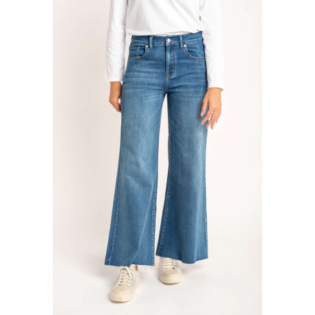 Jean Flared Wide Leg Denim