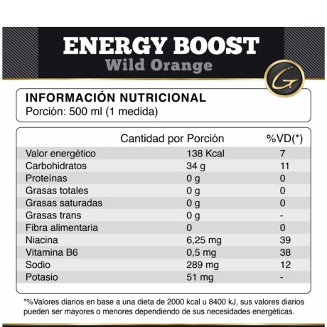 ¡OFERTA POR VENCIMIENTO! Elite Energy Boost 2lb Wild Orange Gold Nutrition ¡OFERTA POR VENCIMIENTO! Elite Energy Boost 2lb Wild Orange Gold Nutrition