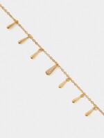 Pulsera Lágrimas Circonitas dorado