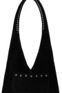 SOHO SUEDE STUD SHOULDER Negro