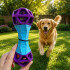 Juguete Morder Perros Gatos Limpieza Dental Golosinas Premio Color Celeste Violeta