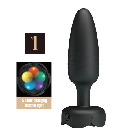Plug Anal Vibrador Luz Led Tarion Pretty Love Plug Anal Vibrador Luz Led Tarion Pretty Love
