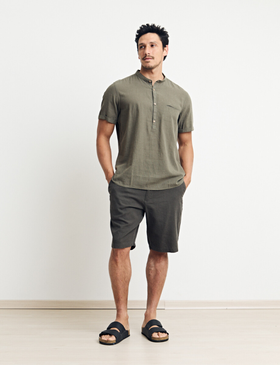 012405 CAMISA HARRINGTON LABEL Oliva