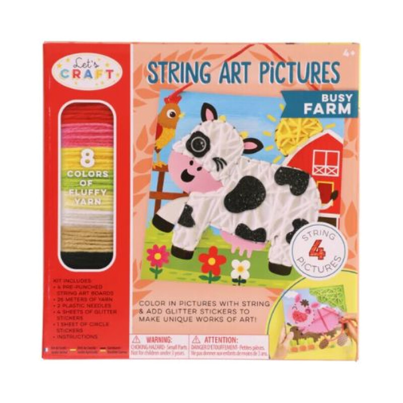 Kit de arte en hilo Granja Kit De Arte En Hilo Granja