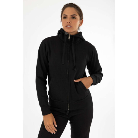 Campera algodón frisa Negro