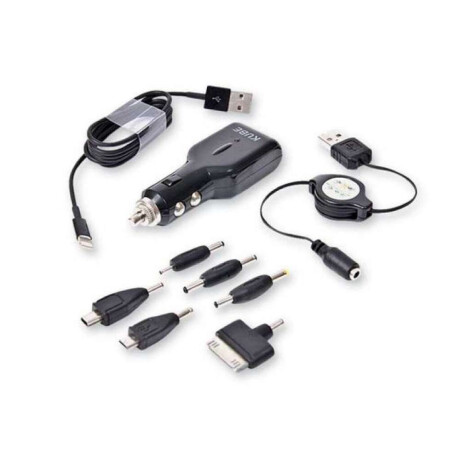 Multi Cargador Para Iphone3/4/4S,5G/5S/ 6G/6S, Micro Usb, Mini Usb Nergo
