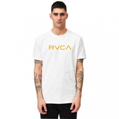 REMERA MID RVCA WHITE