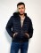 Campera de nylon con capucha desmontable Matata Azul