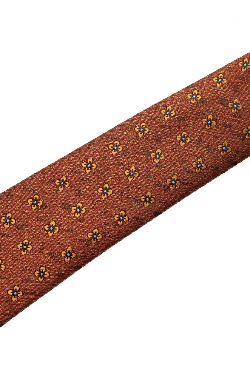 Corbata con Pañuelo TERRACOTA