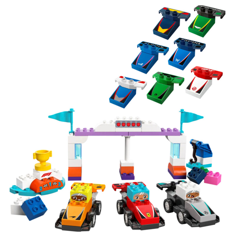 Coches de Carreras y Pilotos del Equipo de F1 Duplo Lego Coches de Carreras y Pilotos del Equipo de F1 Duplo Lego