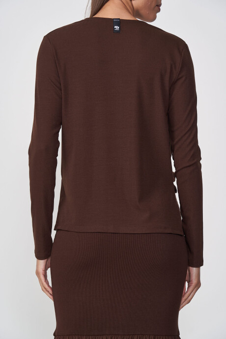 Blusa Chloe Marrón