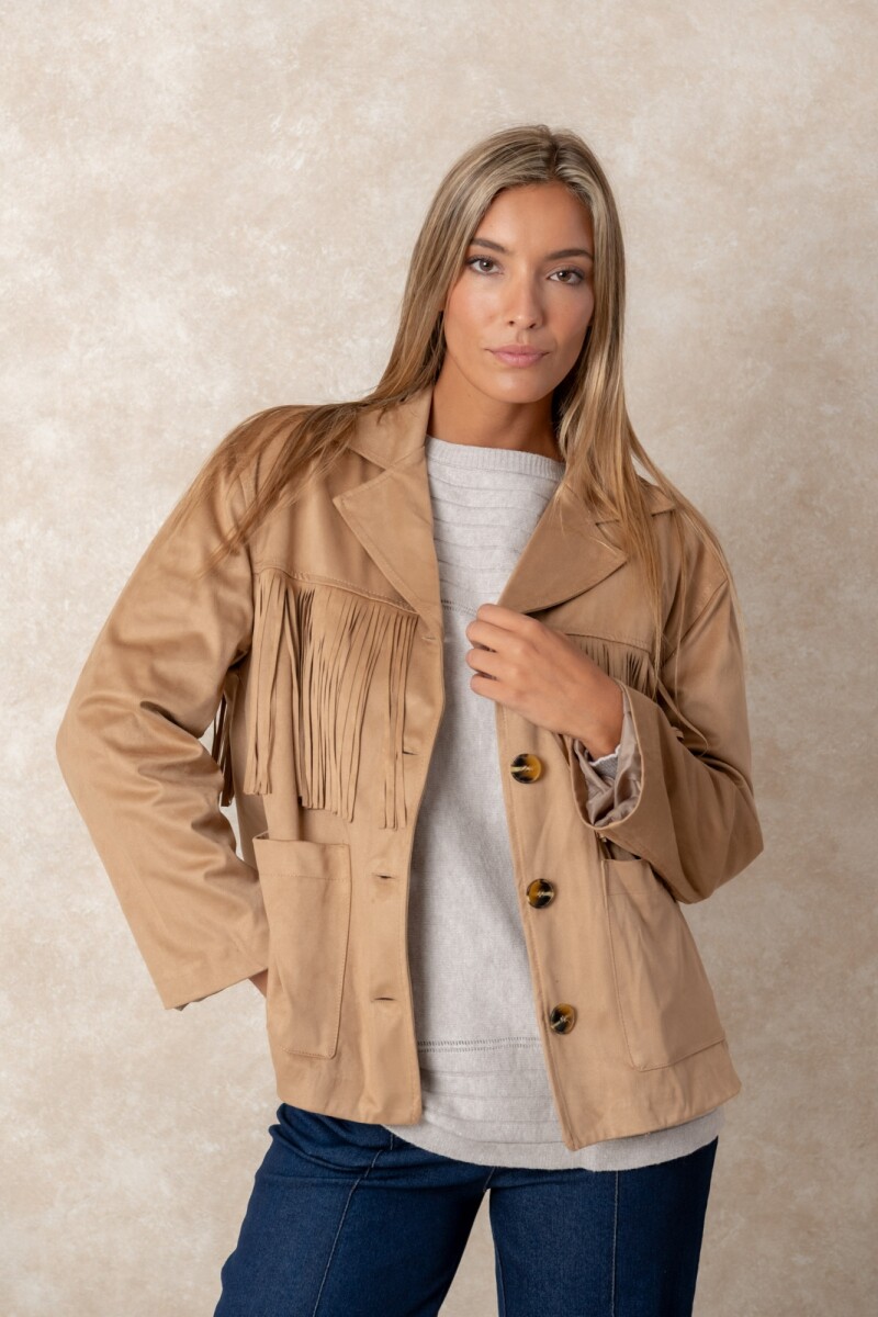 CHAQUETA CRETA - Camel 
