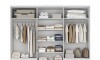 Ropero Americana PLUS 6 puertas 4 cajones - 100% MDF Blanco