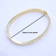 Pulsera Esclava Rigida En Oro 18K Pulsera Esclava Rigida En Oro 18K