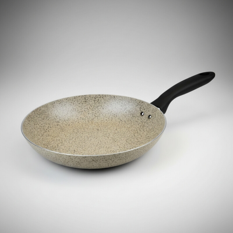 Sartén 22cm aluminio antiadherente línea cerámica BEIGE