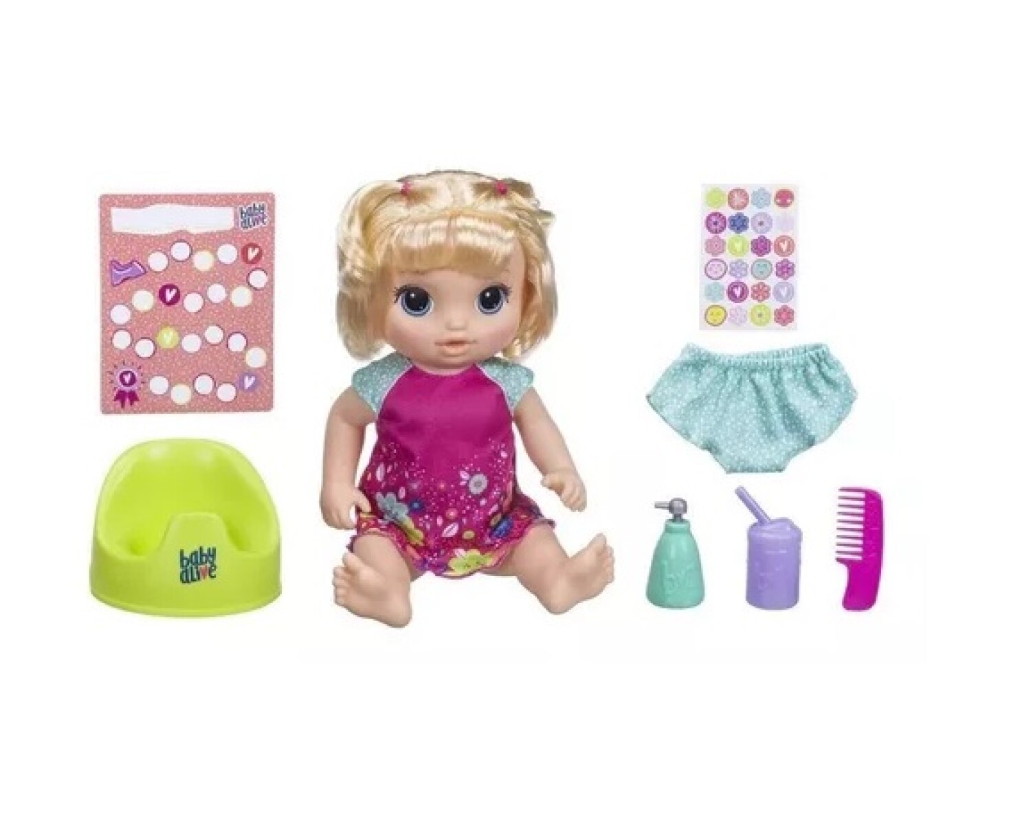 Muneca Baby Alive Bebe Va Al Bano Jugueteria Gibernau