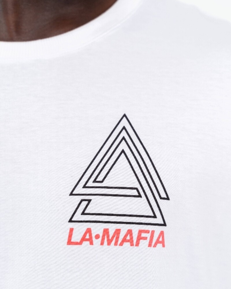 Remera Red Icon La Mafia Blanca U