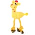 Peluche Mascota Jirafa Sonido Perros Gatos Cuerda Resistente Color Variante Amarillo