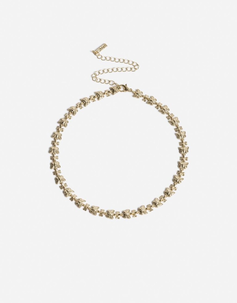 Chokers Metal Choker Mariposas - Dorado