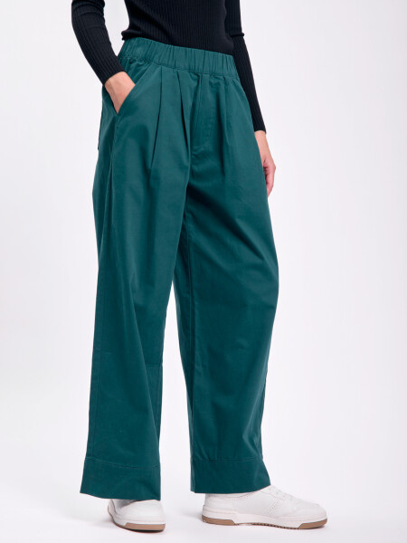 Pantalón ancho Verde