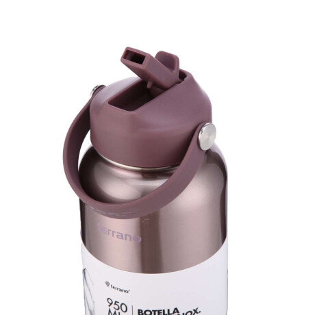 Botella Térmica Con Pico 950Ml. Lila Metalizado