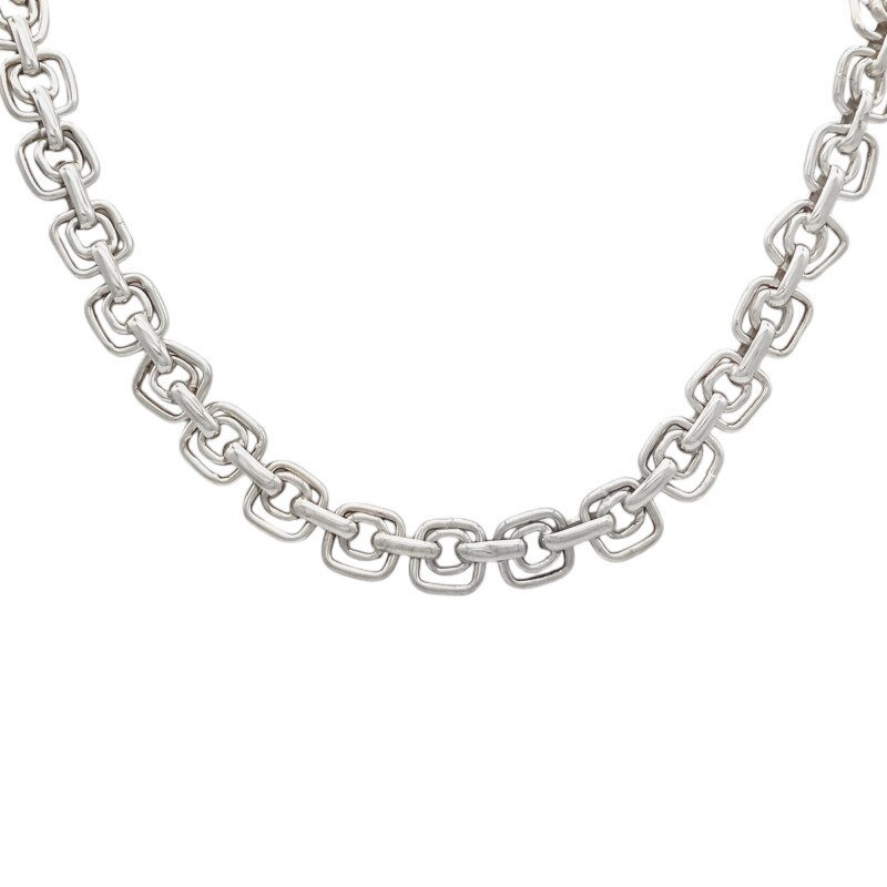 Cadena cuadrado doble - Plata 925 -Sin piedra-CD3237 Sinpiedra