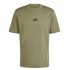 Remera de Hombre Adidas Essentials Small Logo Verde - Oliva