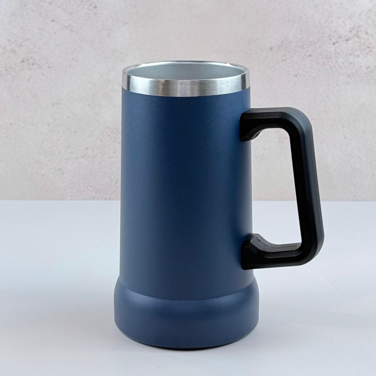Vaso de Acero Inoxidable con Mango 710ML | Azul 