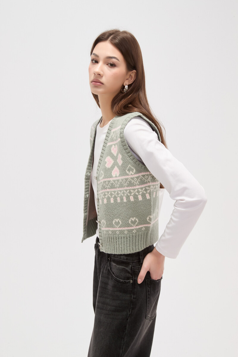 Chaleco Teshie - Estampado 2 