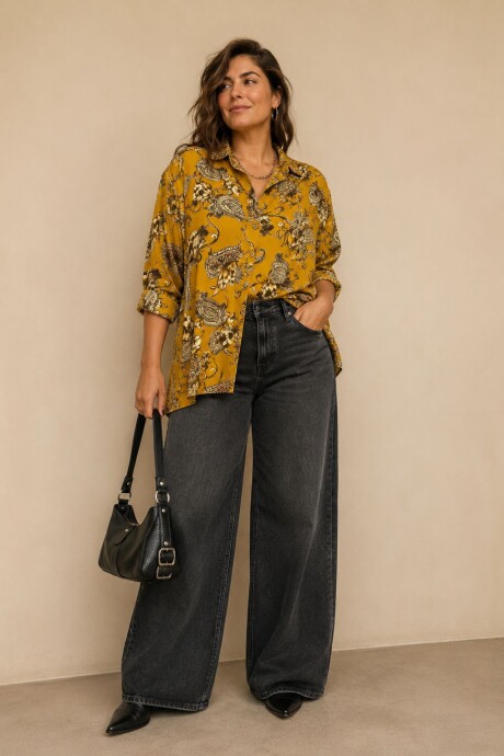 CAMISA MISSY Mostaza