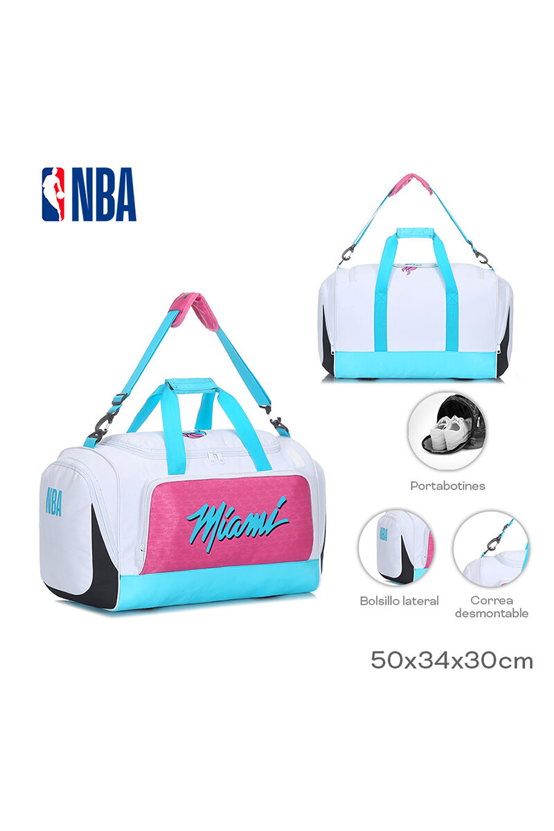 Bolso Miami Heat NBA Blanco