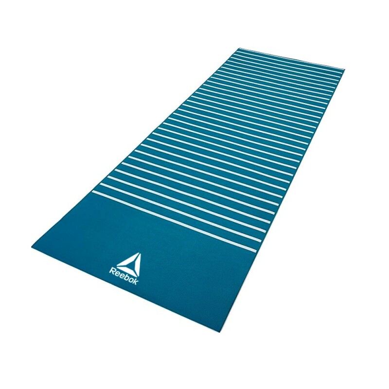 Colchoneta Yoga Mat 4mm Negra Reebok Verde Agua