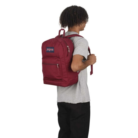 MOCHILA JANSPORT CROSS TOWN PLUS RUSSET RED 0