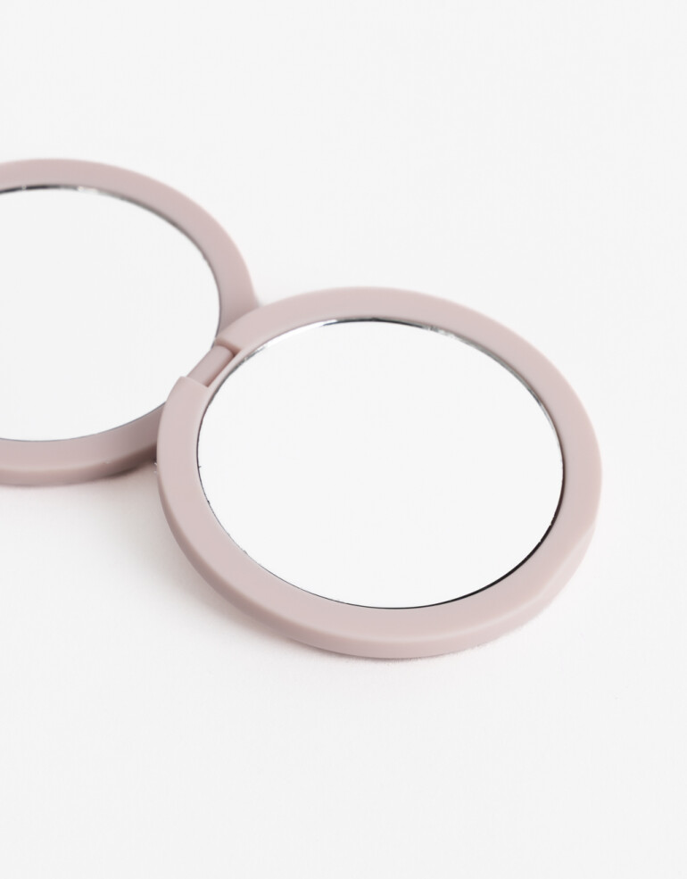 Espejos de cartera Espejo Circular De Cartera - Rosa Viejo